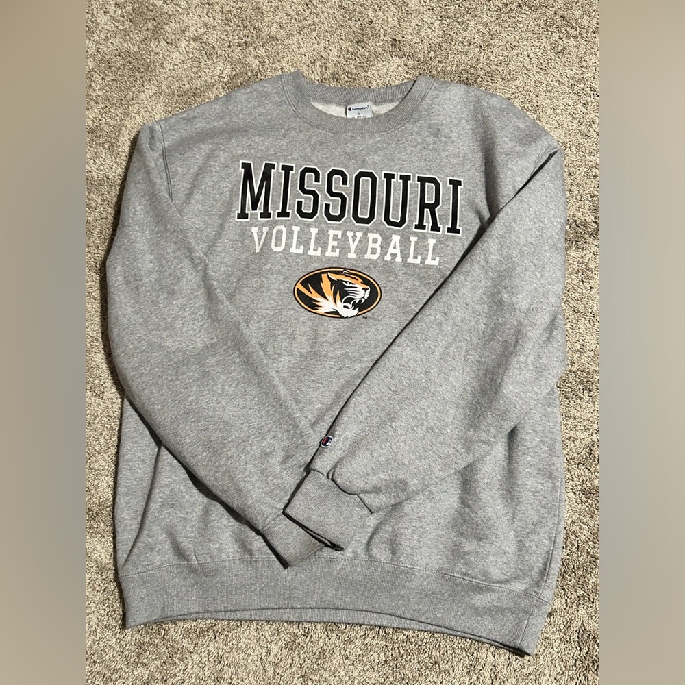 Large Mizzou volleyball Champion crewneck